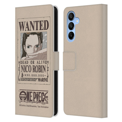 One Piece Wanted Poster Nico Robin Leather Book Wallet Case Cover For Samsung Galaxy A16 5G