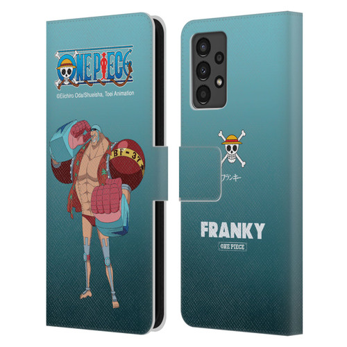 One Piece Graphic Art Franky Leather Book Wallet Case Cover For Samsung Galaxy A13 (2022)