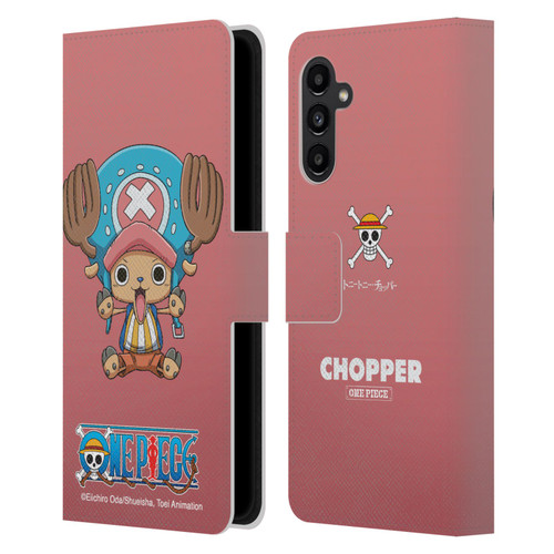 One Piece Graphic Art Chopper Leather Book Wallet Case Cover For Samsung Galaxy A13 5G (2021)