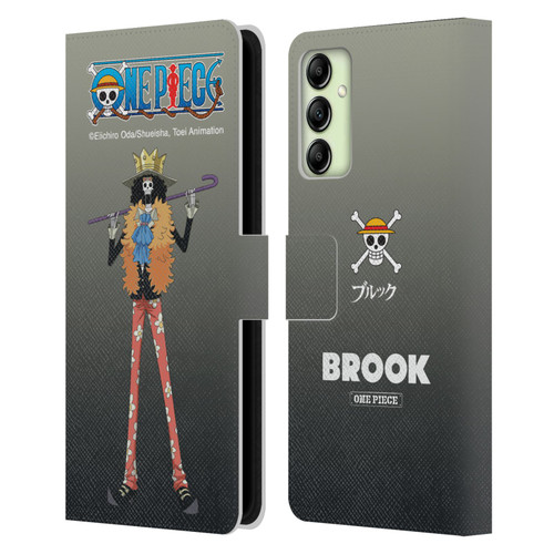 One Piece Graphic Art Brook Leather Book Wallet Case Cover For Samsung Galaxy A14 5G