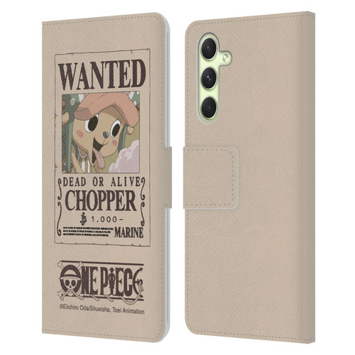 One Piece Wanted Poster Chopper Leather Book Wallet Case Cover For Samsung Galaxy A54 5G