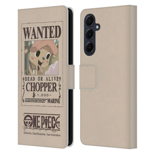 One Piece Wanted Poster Chopper Leather Book Wallet Case Cover For Samsung Galaxy A55 5G