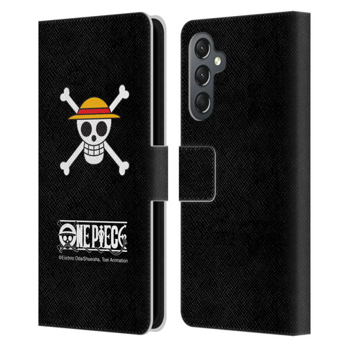One Piece Graphic Art Classic Crew Logo Leather Book Wallet Case Cover For Samsung Galaxy A25 5G