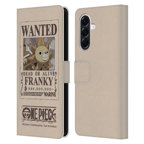 One Piece Wanted Poster Franky Leather Book Wallet Case Cover For Samsung Galaxy A56 5G