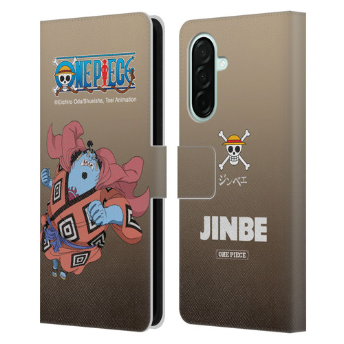 One Piece Graphic Art Jinbe Leather Book Wallet Case Cover For Samsung Galaxy A26 5G