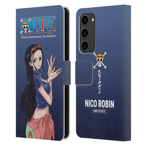One Piece Graphic Art Nico Robin Leather Book Wallet Case Cover For Samsung Galaxy S23+ 5G