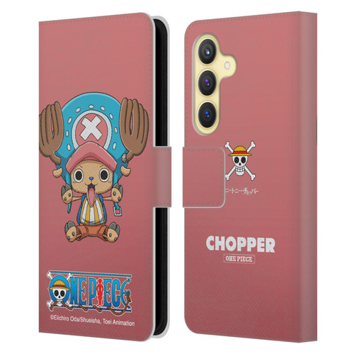 One Piece Graphic Art Chopper Leather Book Wallet Case Cover For Samsung Galaxy S24 5G
