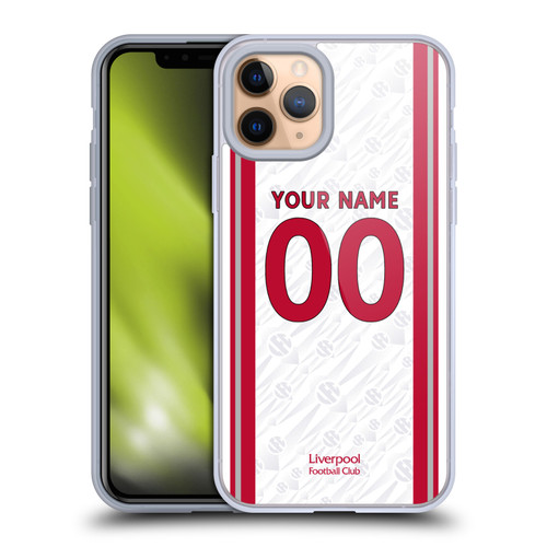 Custom Customised Personalised Liverpool Football Club 2026/27 Kit Away Soft Gel Case for Apple iPhone 11 Pro & MagSafe