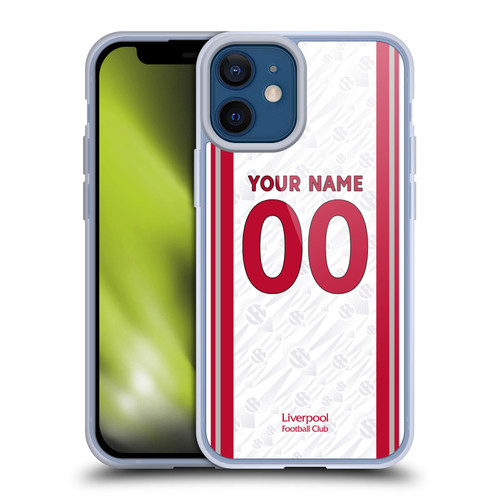 Custom Customised Personalised Liverpool Football Club 2026/27 Kit Away Soft Gel Case for Apple iPhone 12 Mini & MagSafe