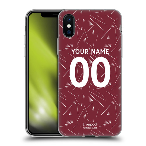 Custom Customised Personalised Liverpool Football Club 2026/27 Kit Home Soft Gel Case for Apple iPhone X / iPhone XS & MagSafe