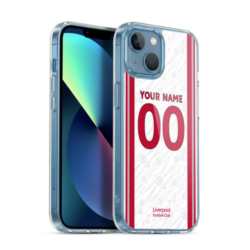 Custom Customised Personalised Liverpool Football Club 2026/27 Kit Away Soft Gel Case for Apple iPhone 13 Mini & MagSafe