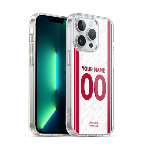 Custom Customised Personalised Liverpool Football Club 2026/27 Kit Away Soft Gel Case for Apple iPhone 13 Pro & MagSafe