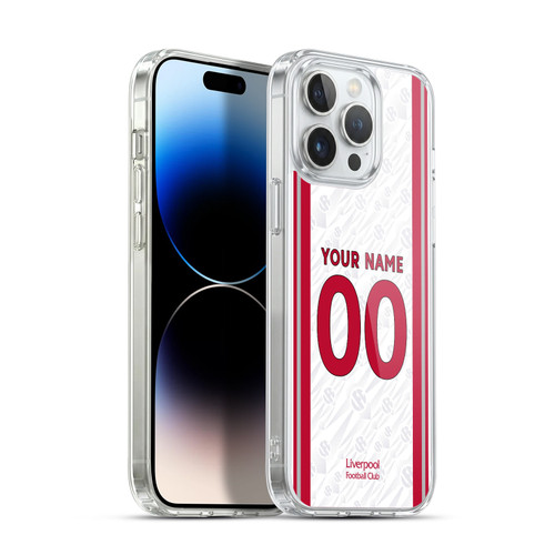Custom Customised Personalised Liverpool Football Club 2026/27 Kit Away Soft Gel Case for Apple iPhone 14 Pro Max & MagSafe