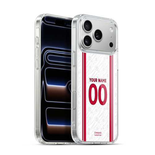 Custom Customised Personalised Liverpool Football Club 2026/27 Kit Away Soft Gel Case for Apple iPhone 17 Pro Max
