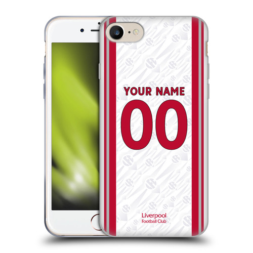 Custom Customised Personalised Liverpool Football Club 2026/27 Kit Away Soft Gel Case for Apple iPhone 7 / 8 / SE 2020 & 2022 & MagSafe
