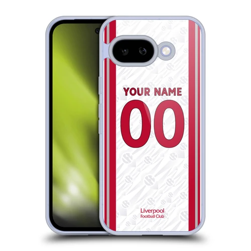 Custom Customised Personalised Liverpool Football Club 2026/27 Kit Away Soft Gel Case for Google Pixel 9A