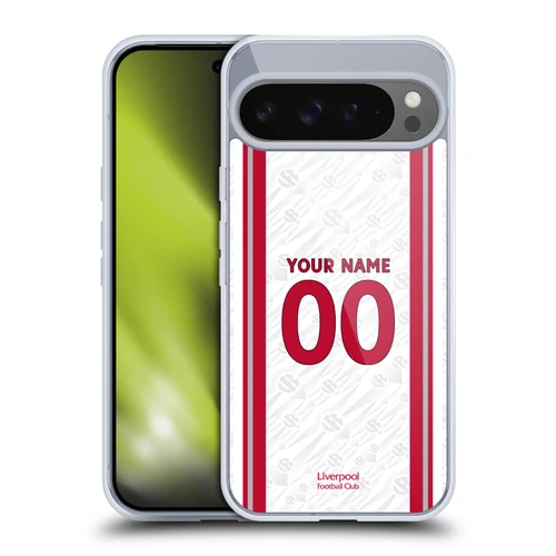 Custom Customised Personalised Liverpool Football Club 2026/27 Kit Away Soft Gel Case for Google Pixel 9 Pro XL