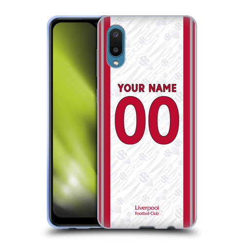 Custom Customised Personalised Liverpool Football Club 2026/27 Kit Away Soft Gel Case for Samsung Galaxy A02/M02 (2021)