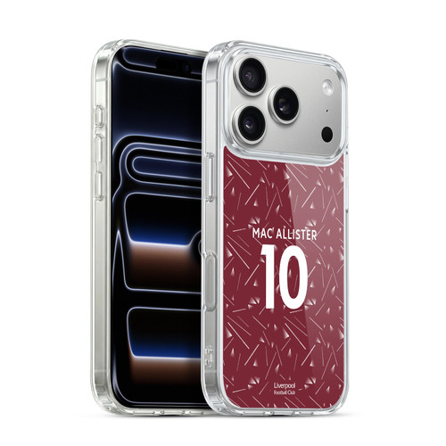 Liverpool Football Club 2026/27 Players Home Kit 1st Group Alexis Mac Allister Soft Gel Case for Apple iPhone 17 Pro