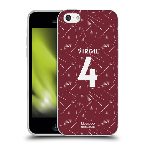 Liverpool Football Club 2026/27 Players Home Kit 1st Group Virgil Van Dijk Soft Gel Case for Apple iPhone 5c