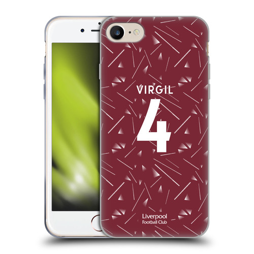 Liverpool Football Club 2026/27 Players Home Kit 1st Group Virgil Van Dijk Soft Gel Case for Apple iPhone 7 / 8 / SE 2020 & 2022 & MagSafe