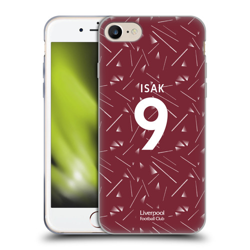 Liverpool Football Club 2026/27 Players Home Kit 1st Group Alexander Isak Soft Gel Case for Apple iPhone 7 / 8 / SE 2020 & 2022 & MagSafe