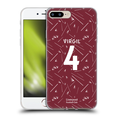 Liverpool Football Club 2026/27 Players Home Kit 1st Group Virgil Van Dijk Soft Gel Case for Apple iPhone 7 Plus / 8 Plus & MagSafe