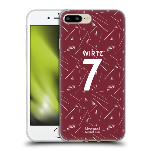Liverpool Football Club 2026/27 Players Home Kit 1st Group Florian Wirtz Soft Gel Case for Apple iPhone 7 Plus / 8 Plus & MagSafe