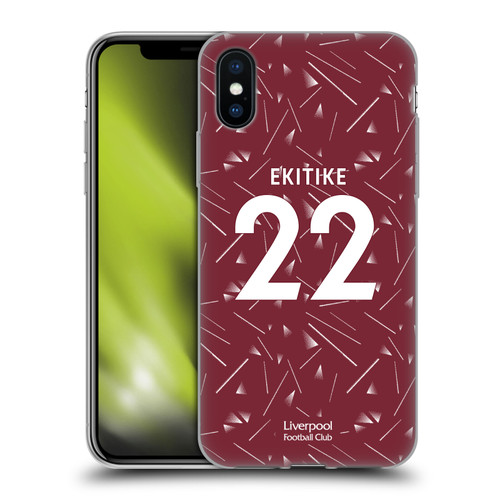 Liverpool Football Club 2026/27 Players Home Kit 1st Group Hugo Ekitiké Soft Gel Case for Apple iPhone X / iPhone XS & MagSafe