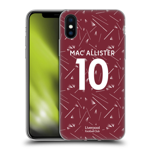 Liverpool Football Club 2026/27 Players Home Kit 1st Group Alexis Mac Allister Soft Gel Case for Apple iPhone X / iPhone XS & MagSafe