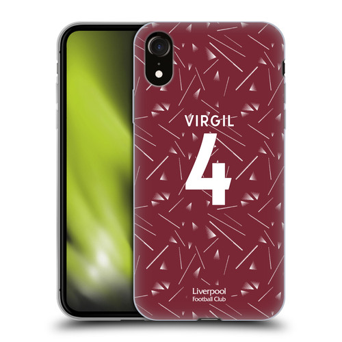 Liverpool Football Club 2026/27 Players Home Kit 1st Group Virgil Van Dijk Soft Gel Case for Apple iPhone XR