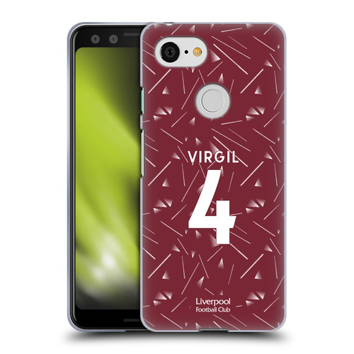 Liverpool Football Club 2026/27 Players Home Kit 1st Group Virgil Van Dijk Soft Gel Case for Google Pixel 3