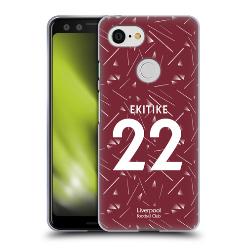 Liverpool Football Club 2026/27 Players Home Kit 1st Group Hugo Ekitiké Soft Gel Case for Google Pixel 3