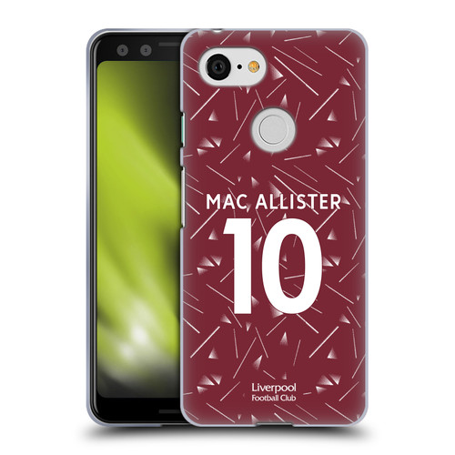 Liverpool Football Club 2026/27 Players Home Kit 1st Group Alexis Mac Allister Soft Gel Case for Google Pixel 3