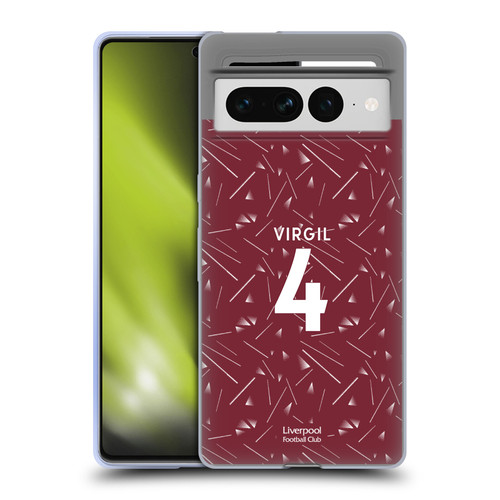 Liverpool Football Club 2026/27 Players Home Kit 1st Group Virgil Van Dijk Soft Gel Case for Google Pixel 7 Pro