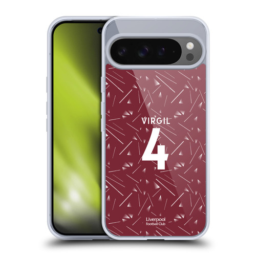 Liverpool Football Club 2026/27 Players Home Kit 1st Group Virgil Van Dijk Soft Gel Case for Google Pixel 9 Pro XL