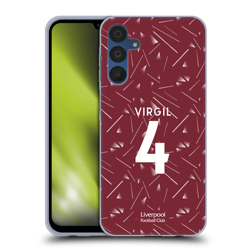 Liverpool Football Club 2026/27 Players Home Kit 1st Group Virgil Van Dijk Soft Gel Case for Samsung Galaxy A15 & MagSafe