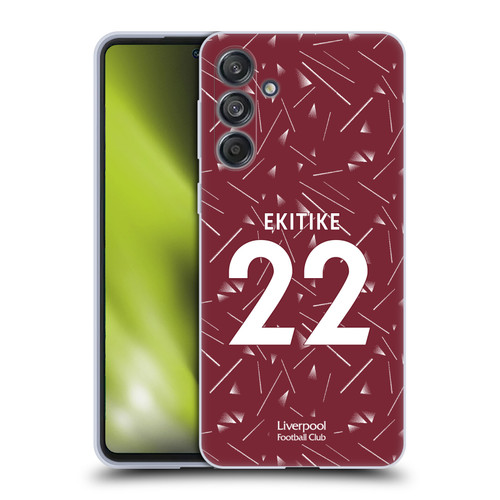 Liverpool Football Club 2026/27 Players Home Kit 1st Group Hugo Ekitiké Soft Gel Case for Samsung Galaxy M55 5G