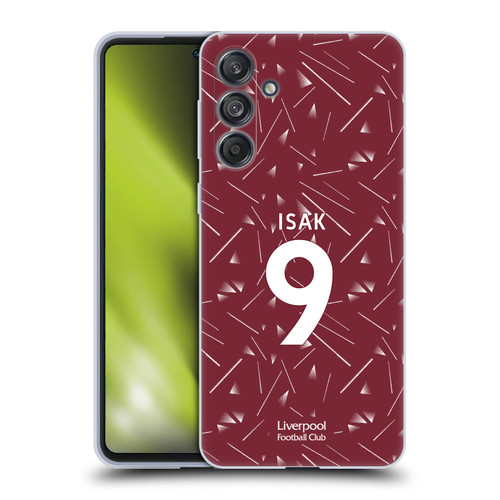 Liverpool Football Club 2026/27 Players Home Kit 1st Group Alexander Isak Soft Gel Case for Samsung Galaxy M55 5G