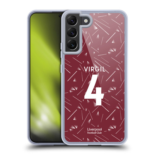 Liverpool Football Club 2026/27 Players Home Kit 1st Group Virgil Van Dijk Soft Gel Case for Samsung Galaxy S22+ 5G & MagSafe