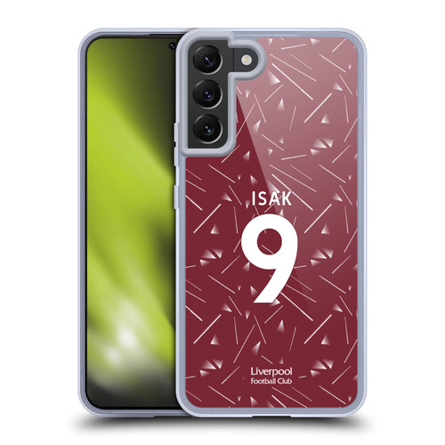 Liverpool Football Club 2026/27 Players Home Kit 1st Group Alexander Isak Soft Gel Case for Samsung Galaxy S22+ 5G & MagSafe