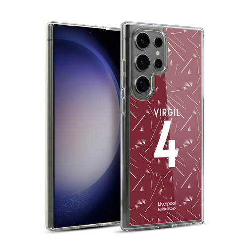 Liverpool Football Club 2026/27 Players Home Kit 1st Group Virgil Van Dijk Soft Gel Case for Samsung Galaxy S23 Ultra 5G & MagSafe