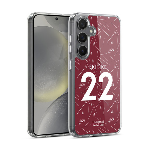 Liverpool Football Club 2026/27 Players Home Kit 1st Group Hugo Ekitiké Soft Gel Case for Samsung Galaxy S24 5G & MagSafe