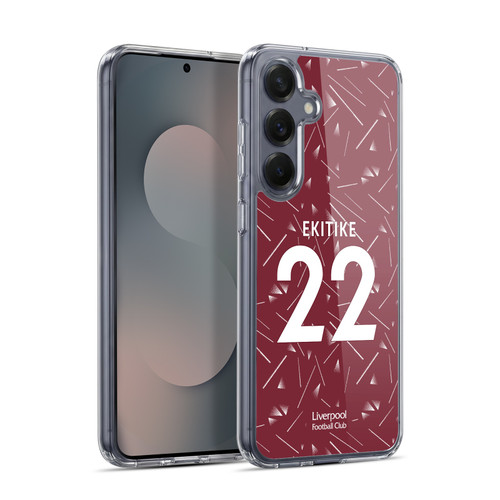Liverpool Football Club 2026/27 Players Home Kit 1st Group Hugo Ekitiké Soft Gel Case for Samsung Galaxy S25+ & MagSafe