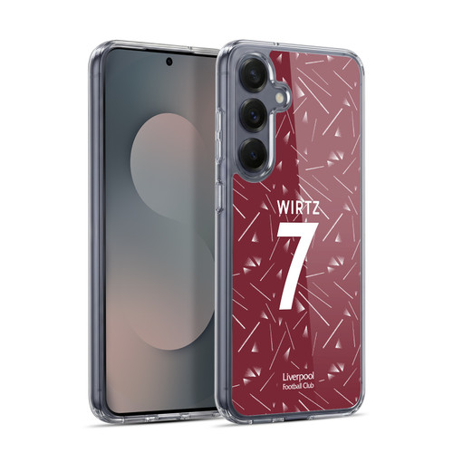 Liverpool Football Club 2026/27 Players Home Kit 1st Group Florian Wirtz Soft Gel Case for Samsung Galaxy S25+ & MagSafe