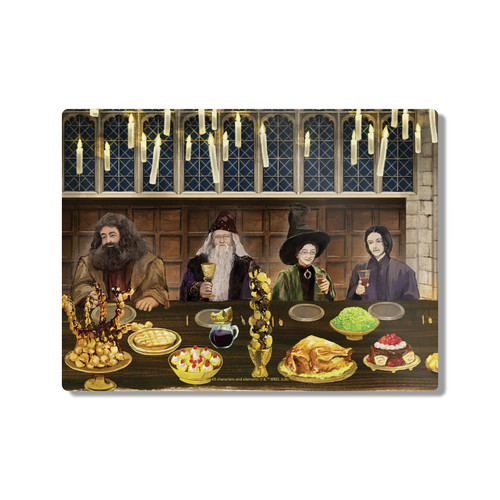 Harry Potter Graphics Hagrid, Albus, Minerva, Snape 400X300mm Landscape Metal Wall Art Print - Wall Decor for Living Room, Bedroom & Gaming Room
