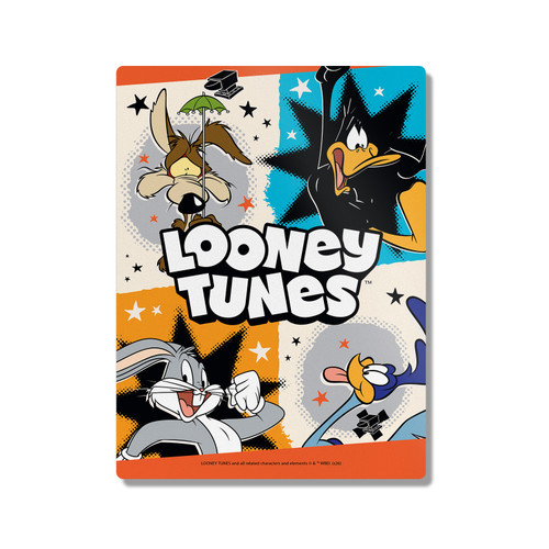 Looney Tunes Character Art Group 300X400mm Portrait Metal Wall Art Print - Wall Decor for Living Room, Bedroom & Gaming Room