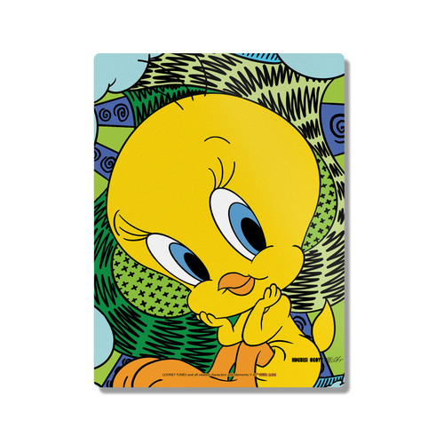 Looney Tunes Character Art Tweety Cartoon 300X400mm Portrait Metal Wall Art Print - Wall Decor for Living Room, Bedroom & Gaming Room