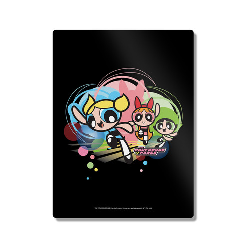 The Powerpuff Girls Character Art Portrait 300X400mm Portrait Metal Wall Art Print - Wall Decor for Living Room, Bedroom & Gaming Room
