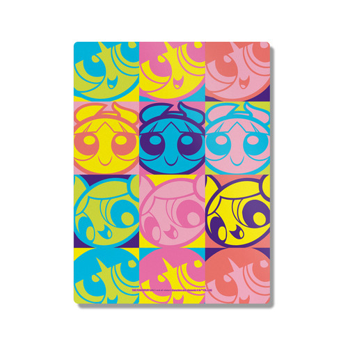 The Powerpuff Girls Character Art Retro Pattern 300X400mm Portrait Metal Wall Art Print - Wall Decor for Living Room, Bedroom & Gaming Room